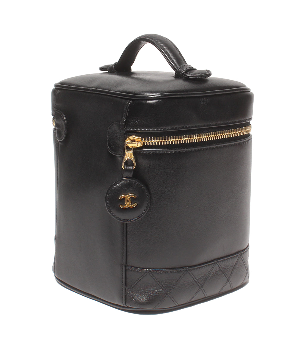 CHANEL ポーチ 4番台 ゴールド金具 ビコローレ バニティバッグ A01619 レディース シャネル