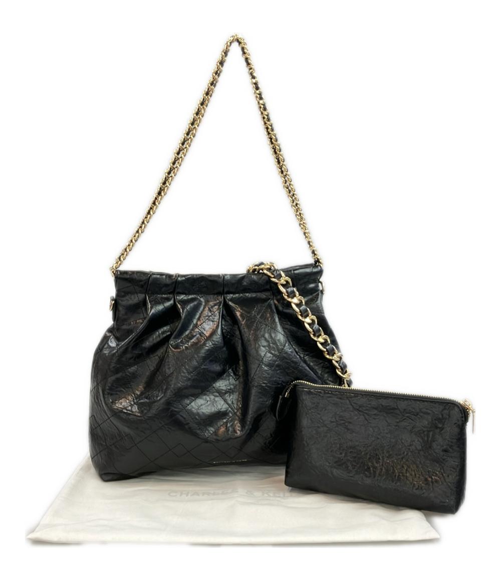 美品 チャールズ＆キース 2WAY ショルダーバッグ 斜め掛け 肩掛け レディース CHARLES＆KEITH