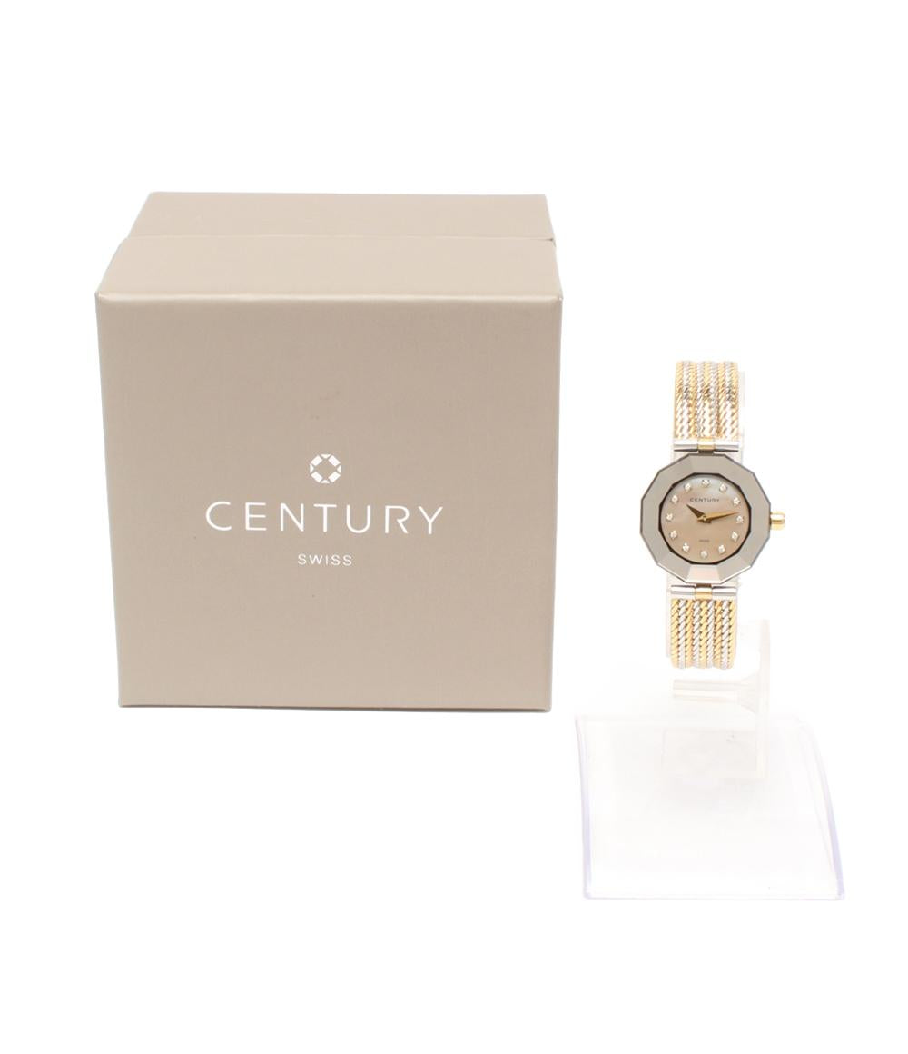 美品 CENTURY 腕時計 タイムジェム TIME GEM クオーツ レディース センチュリー