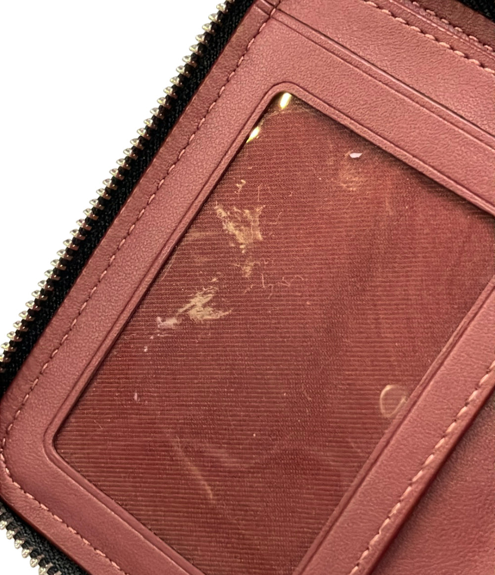 美品 COACH 二つ折り財布 シグネチャー レディース コーチ