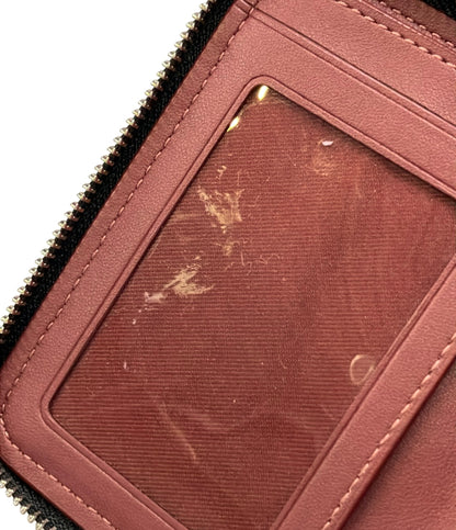 美品 COACH 二つ折り財布 シグネチャー レディース コーチ