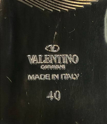 美品 Valentino Garavani ラバーサンダル ロックサンダル フラット 2W2S0H38PVS レディース SIZE 40 (XL) ヴァレンティノ・ガラヴァーニ