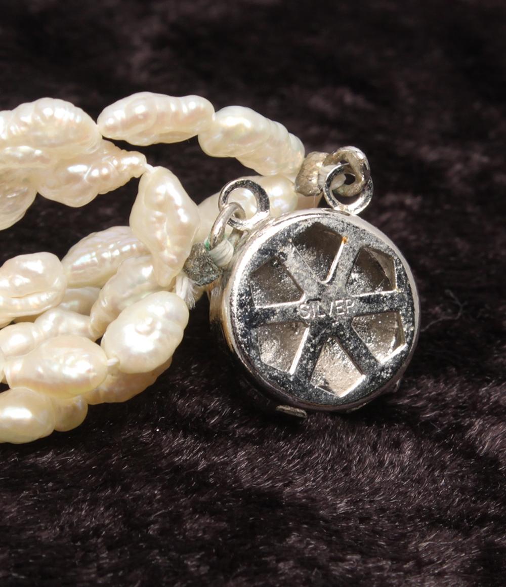 7連ネックレス SV 淡水パール レディース