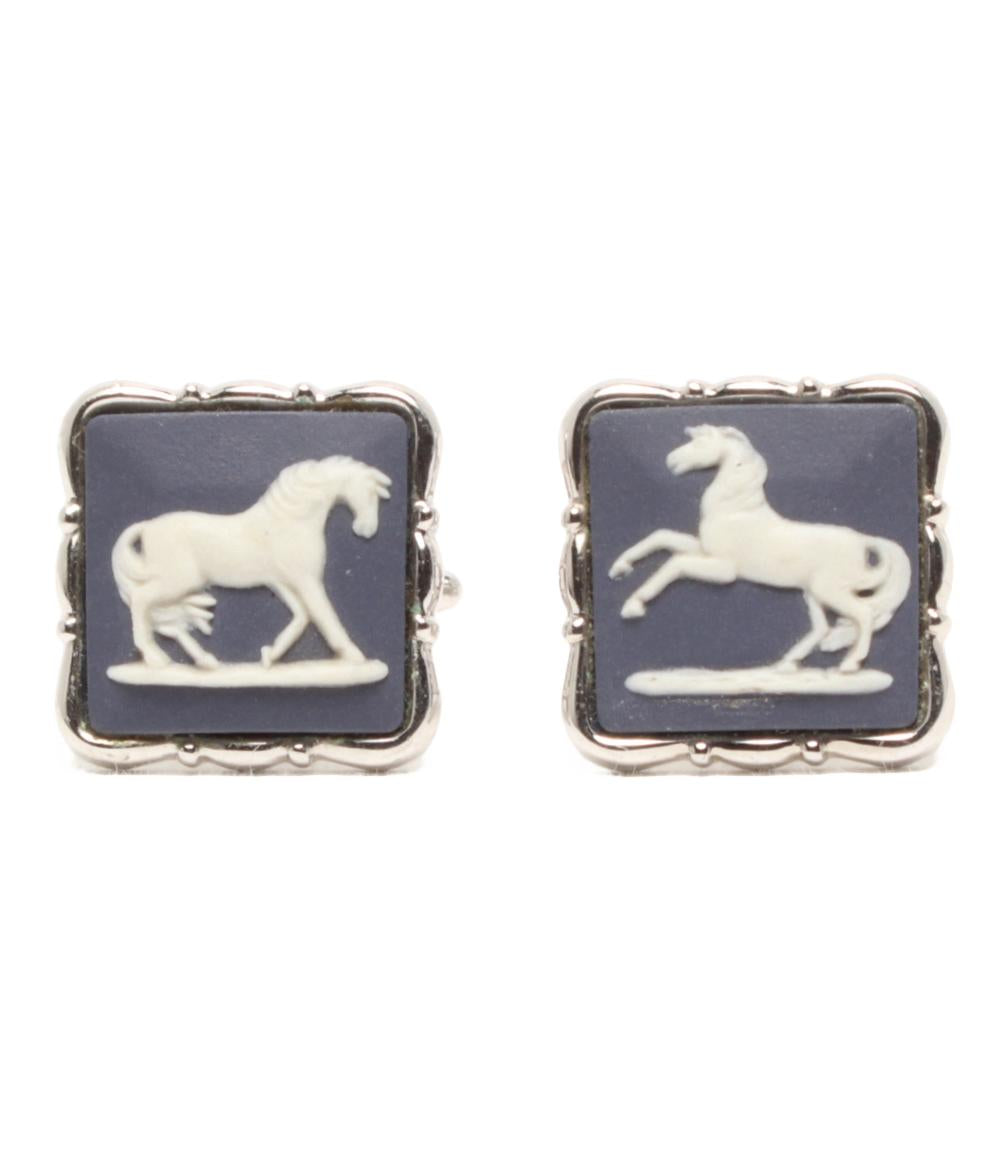 WEDGWOOD カフス アシンメトリー 馬 ウマ ホース メンズ ウエッジウッド