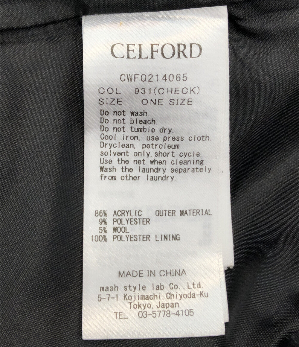 ノースリーブワンピース ツイードジャンパーワンピース 千鳥格子柄     CWF0214065 レディース SIZE ONE (M) CELFORD