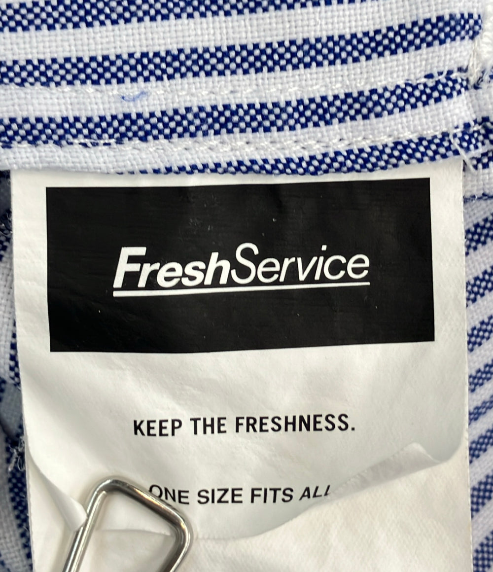 FreshService 長袖シャツ ブルー ストライプ トラッド＆ベーシック FSC241-50073B メンズ SIZE ONE SIZE FITS ALL (M) フレッシュサービス