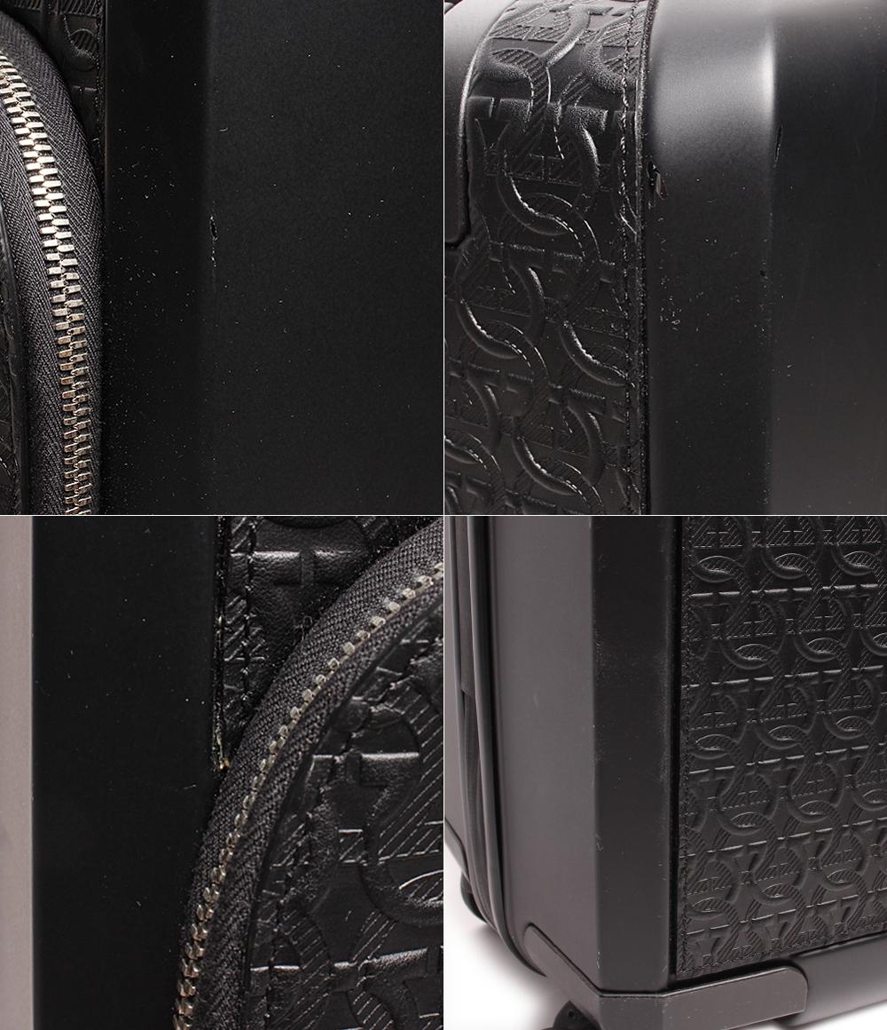 サルヴァトーレフェラガモ キャリーケース トラベルケース トロリー ガンチーニ カーフレザー メンズ Salvatore Ferragamo