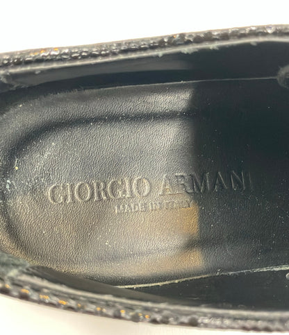 GIORGIO ARMANI ドレスシューズ リザード型押し メンズ SIZE 6 1/2 ジョルジオアルマーニ