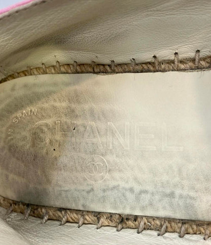 シャネル エスパドリーユ スリッポン フラットシューズ レディース SIZE 37 (L) CHANEL