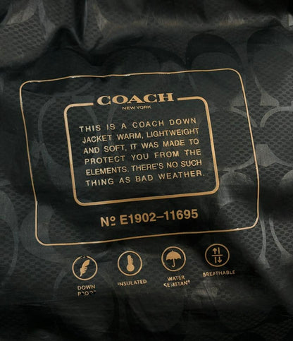 COACH ダウンコート シグネチャー 11695 レディース SIZE S コーチ