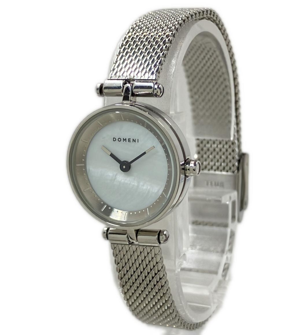 ドメニ 腕時計 クオーツ ホワイト 316L レディース DOMENI