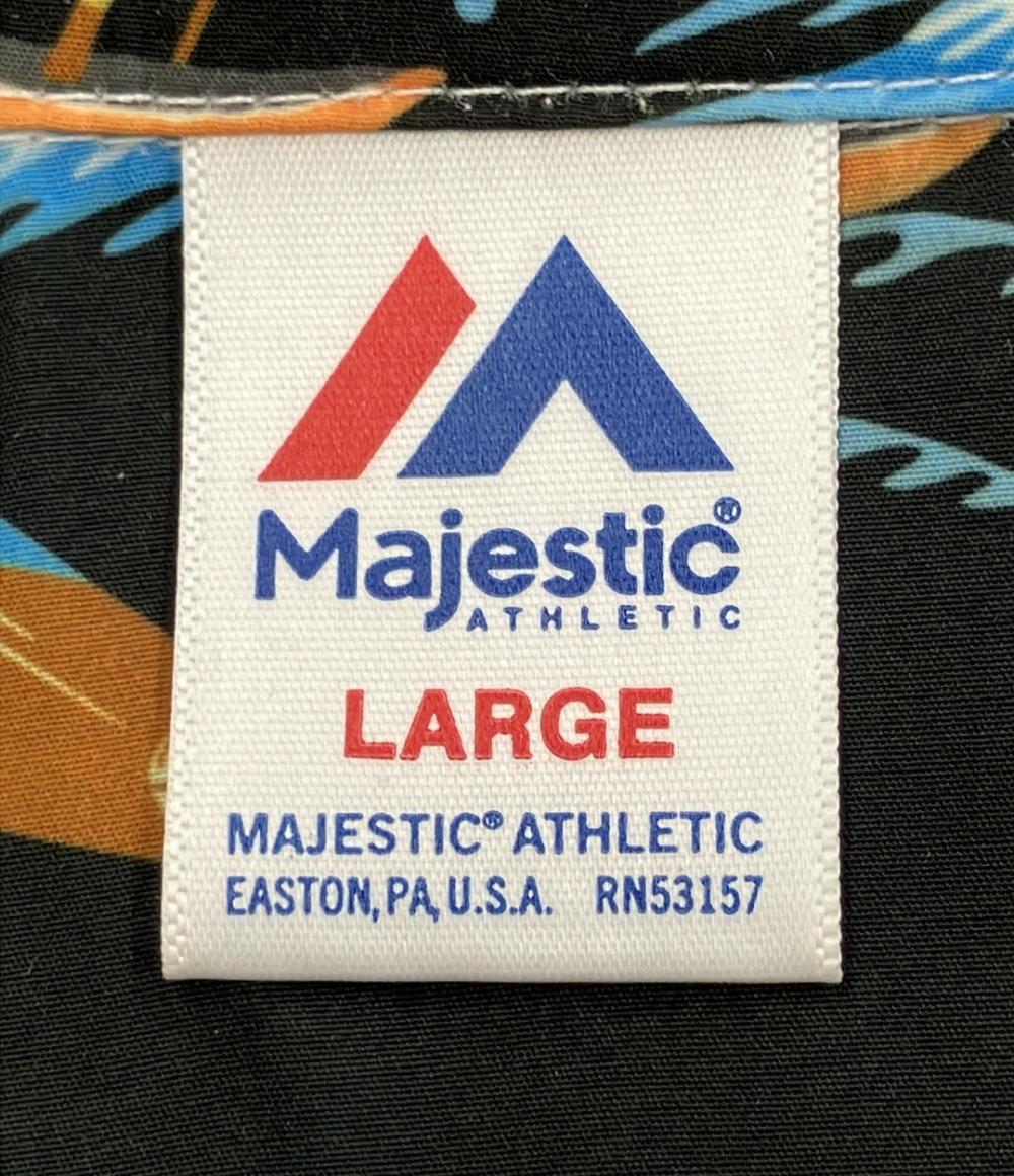 美品 マジェスティック アロハシャツ 半袖シャツ サンフランシスコジャイアンツ メンズ SIZE L (L) Majestic