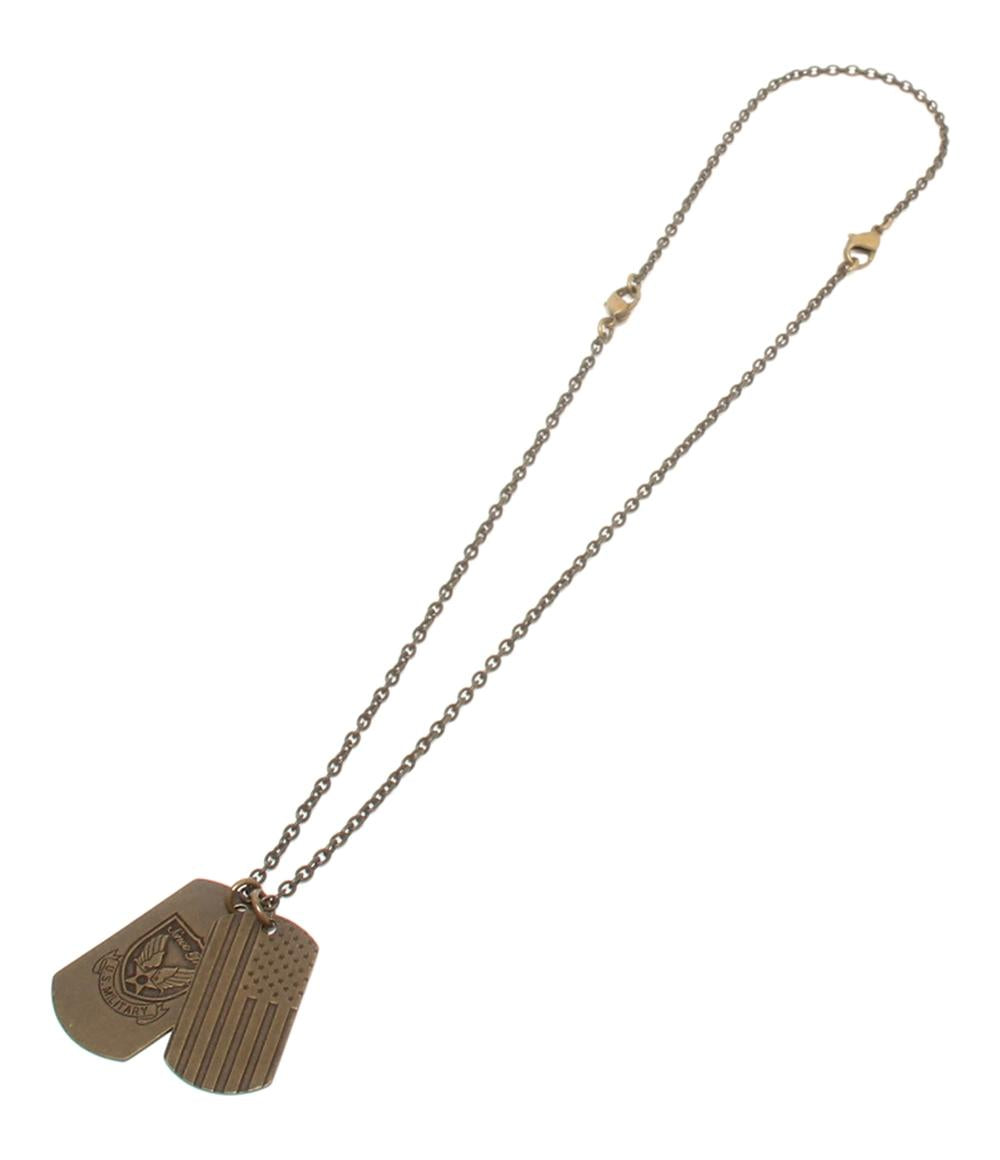 アヴィレックス ネックレス ダブルドッグタグ メンズ AVIREX