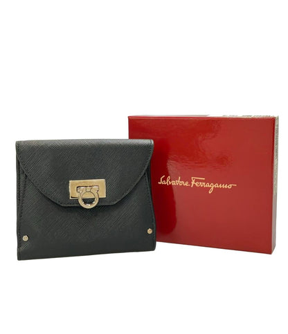 訳あり Salvatore Ferragamo 二つ折り財布 ガンチーニ JL-22 4208 レディース サルヴァトーレフェラガモ