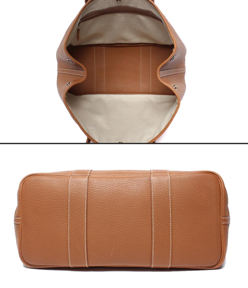 HERMES エルメス ガーデンパーティ PM ネゴンダ エトゥープ □O刻印 HERMES トートバッグ ハンドバッグ □O刻印 シルバー金具 ネゴンダ