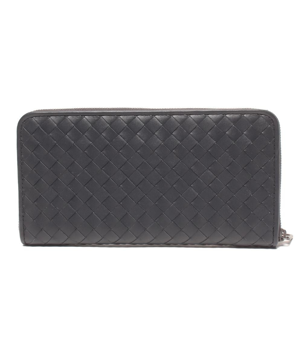 BOTTEGA VENETA ラウンドファスナー長財布 イントレチャート メンズ レディース ボッテガ・ヴェネタ