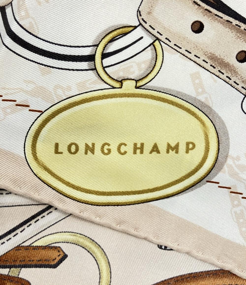 Longchamp スカーフ シルク 100% レディース ロンシャン