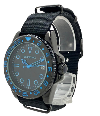 ブルッキアーナ 腕時計 クオーツ ブラック BA1702 メンズ BROOKIANA