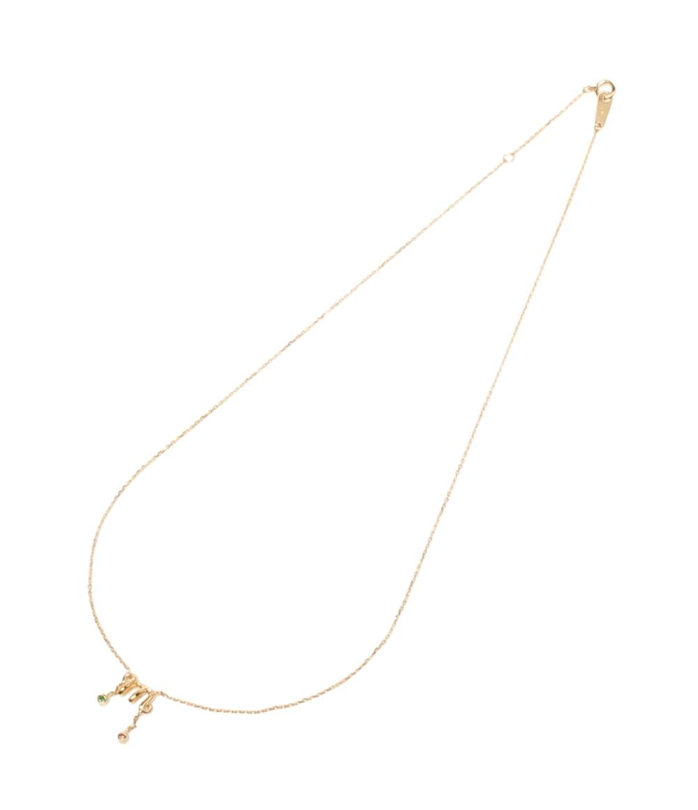 ヴァンドームアオヤマ ネックレス K18 イニシャルｍ レディース VENDOME AOYAMA