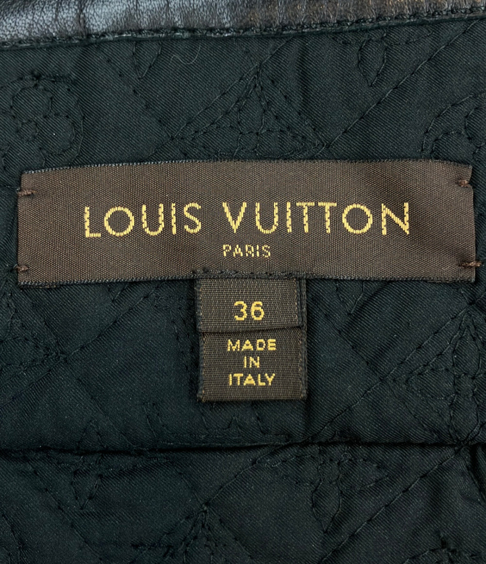 LOUIS VUITTON モノグラムステッチスカート レディース SIZE 36 (S) ルイ・ヴィトン