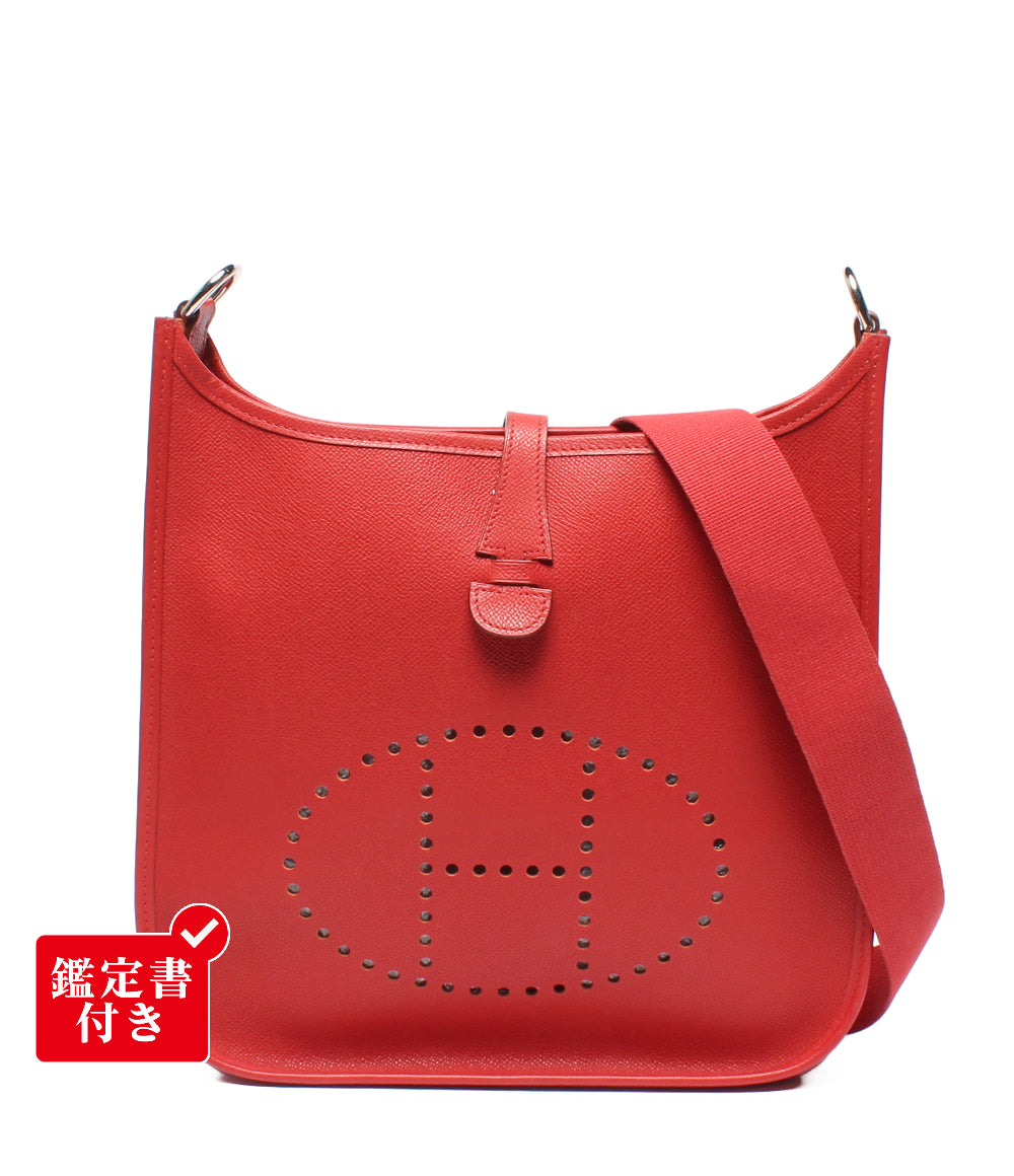 HERMES ショルダーバッグ シルバー金具 □H刻印 肩掛け 斜め掛け エヴリン1 PM レディース エルメス