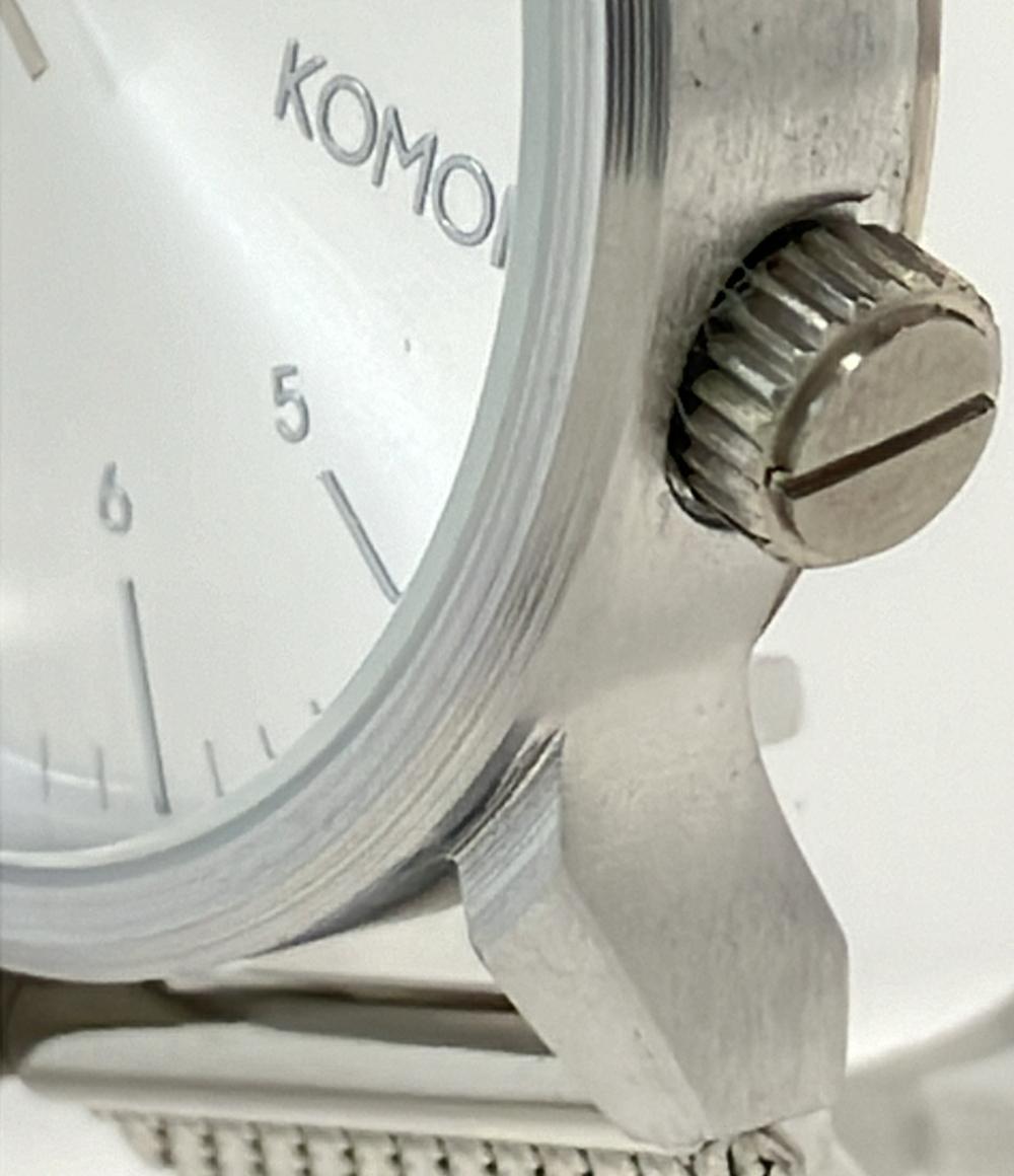 コモノ 腕時計 クオーツ シルバー メンズ KOMONO