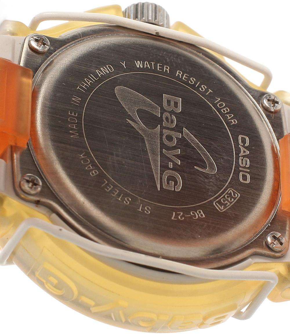 CASIO 腕時計 Baby-G クオーツ シルバー BG-27 レディース カシオ