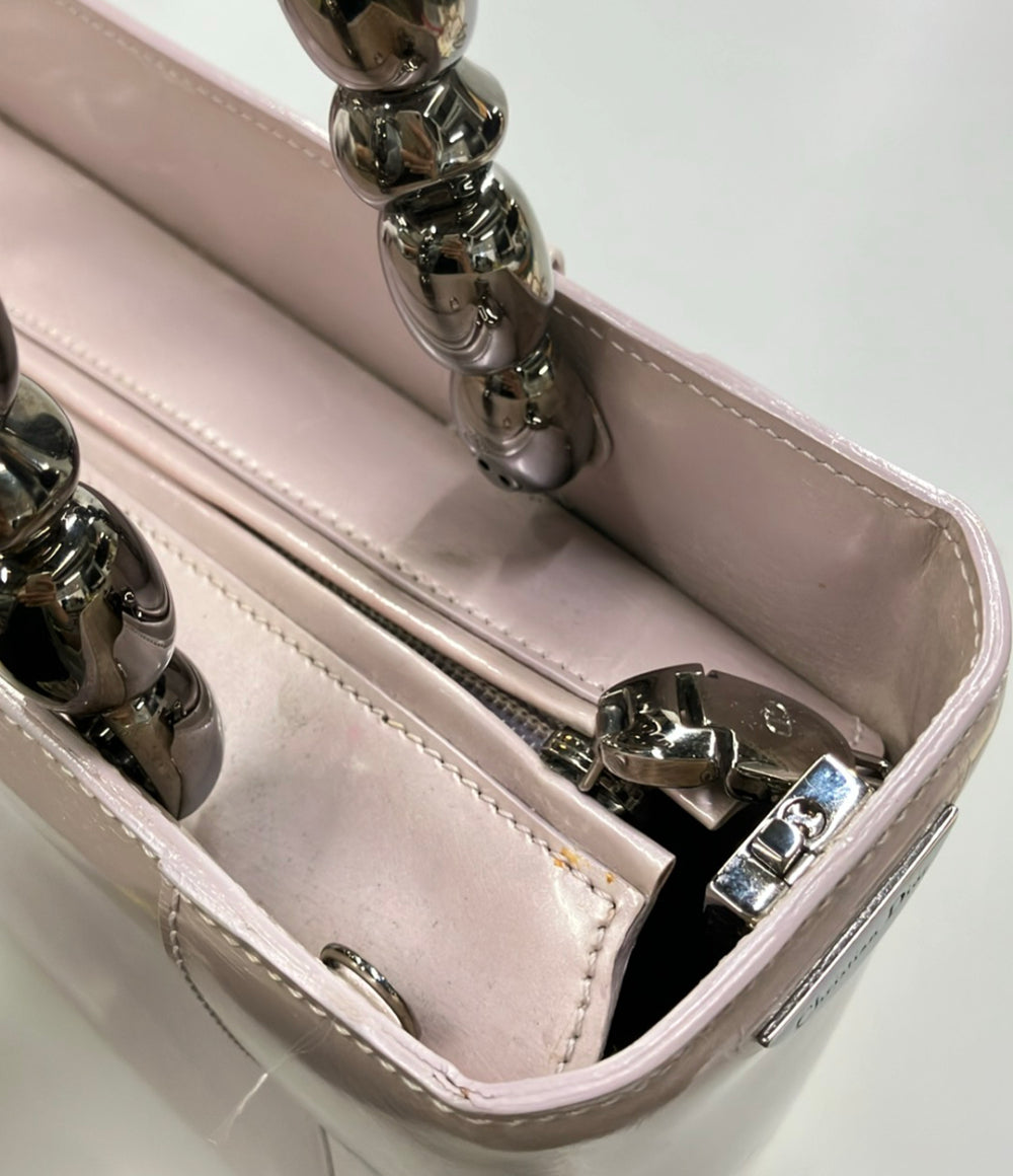 Christian Dior ハンドバッグ ショルダーバッグ 2WAY 肩掛け エナメル マリスパール レディース クリスチャンディオール