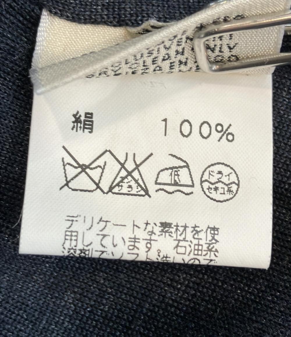 HERMES ロングシャツカーディガン チャコール スターマークタグ レディース SIZE 38 (M) エルメス