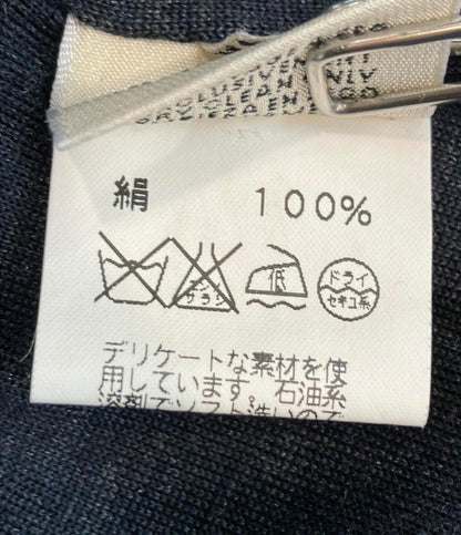 HERMES ロングシャツカーディガン チャコール スターマークタグ レディース SIZE 38 (M) エルメス