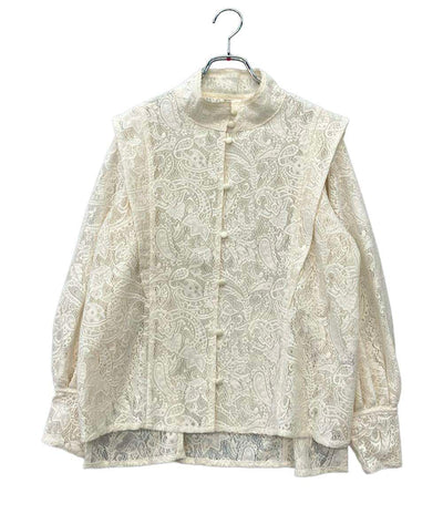 foufou 長袖ブラウス front tuck lace blouse レディース フーフー ザドレス