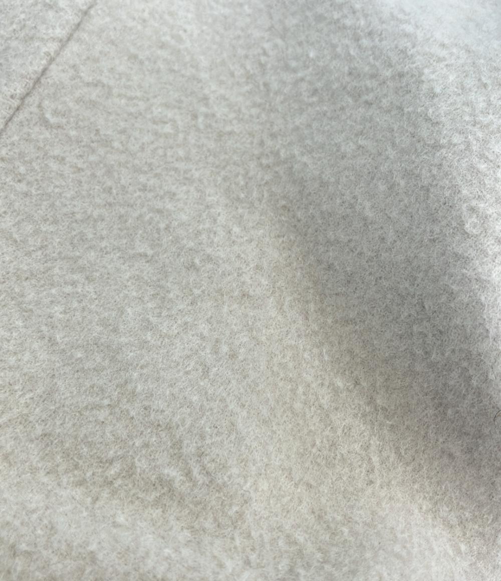 Drawer ウールケヌキファーカフスノーカラーコート レディース SIZE 38 (S) ドゥロワー