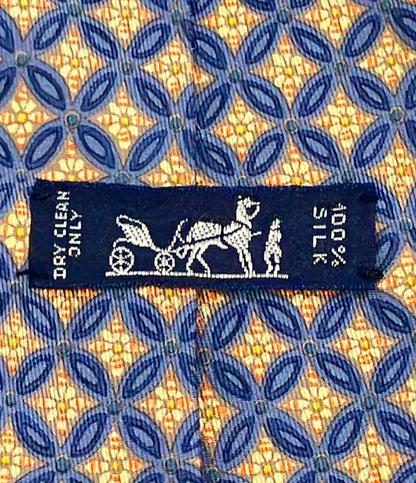 HERMES ネクタイ シルク100% メンズ エルメス