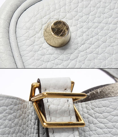 HERMES ハンドバッグ Y刻印 シルバー金具 トリヨンクレマンス ピコタンロックPM レディース エルメス