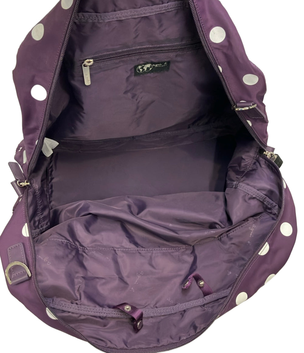 agnes b. 2way ボストンバック ショルダーバッグ レディース アニエスベー