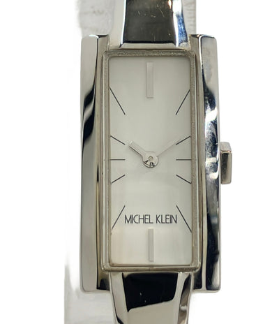 MICHEL KLEIN 腕時計 クオーツ シルバー V220-6580 レディース ミッシェルクラン