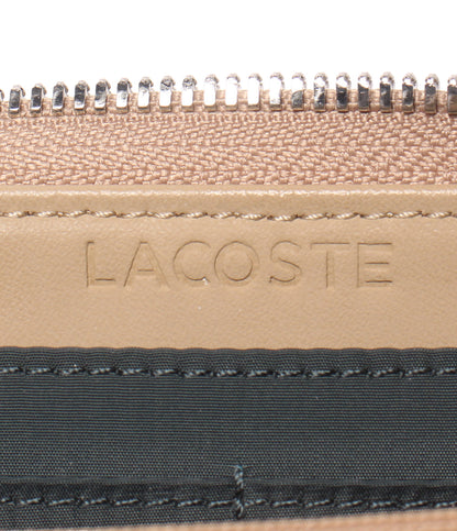 美品 LACOSTE ラウンドファスナー長財布 メンズ ラコステ