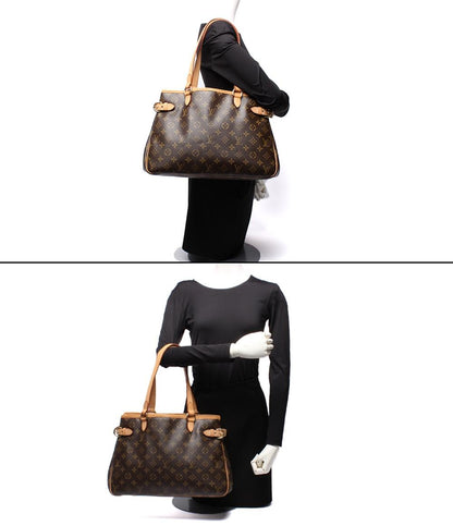 LOUIS VUITTON トートバッグ ショルダーバッグ 肩掛け バティニョール オリゾンタル モノグラム M51154 レディース ルイ・ヴィトン