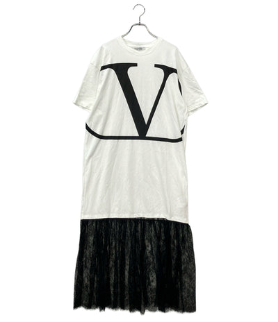 VALENTINO 半袖ワンピース TB3MJ00Z589_A01 レディース SIZE S ヴァレンティノ
