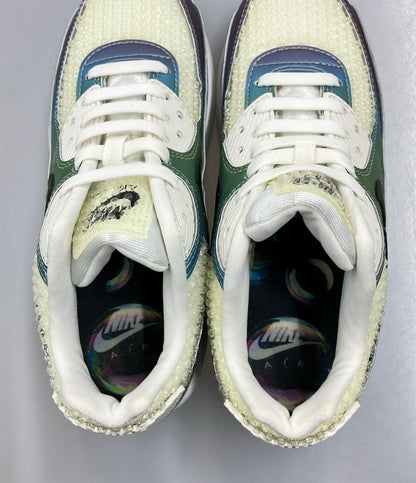 NIKE ローカットスニーカー シャボン玉 虹色 AIR MAX 90 20 GS CT9631-100 キッズ SIZE 22.5 ナイキ