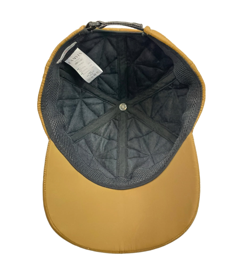 LANVIN SPORT キャップ キルティング マジックテープ式 VMW0316A7 メンズ SIZE F ランバン スポール