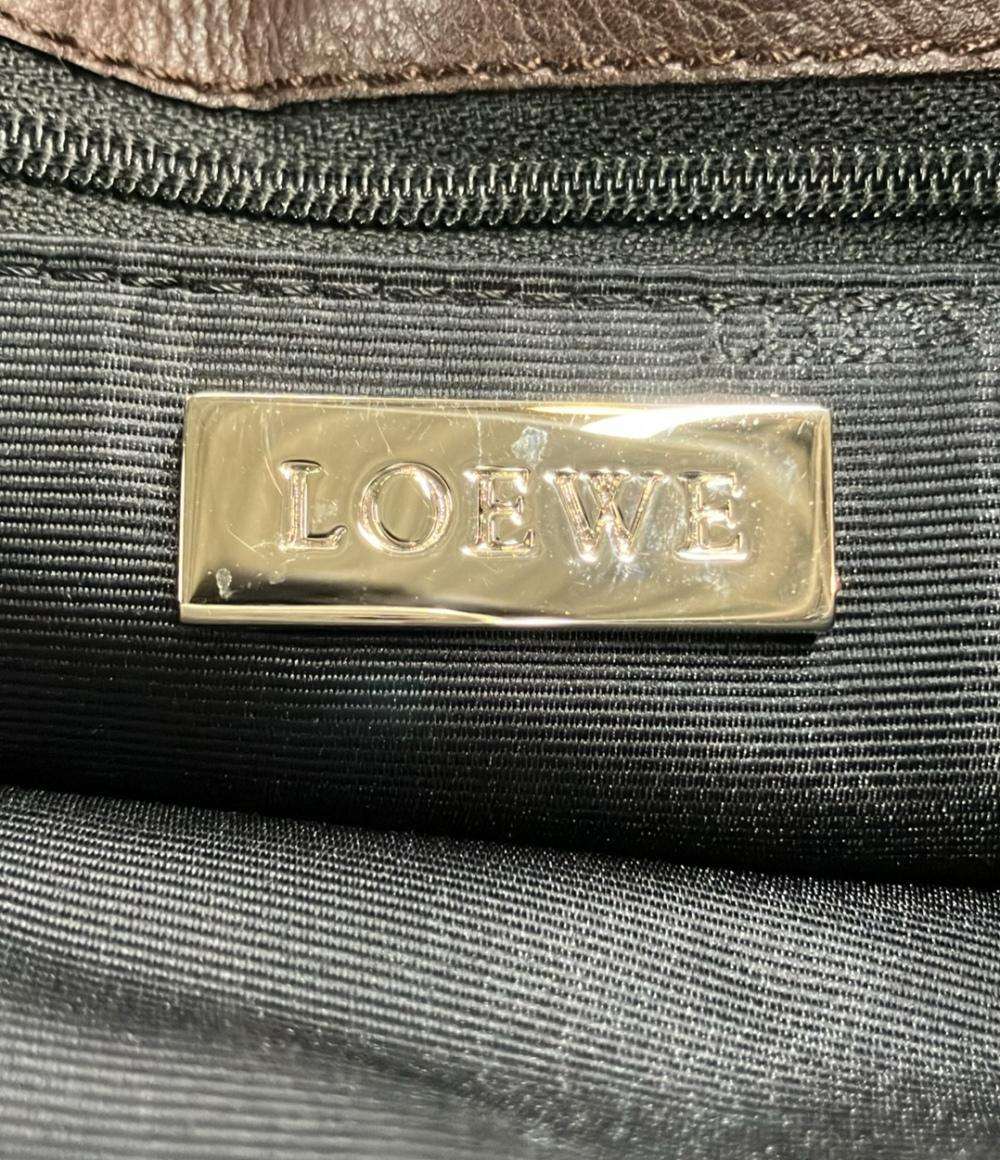 LOEWE ショルダーバッグ 斜め掛け レザー アナグラム レディース ロエベ