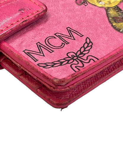 エムシーエム 二つ折り財布 マネークリップ付き メンズ MCM