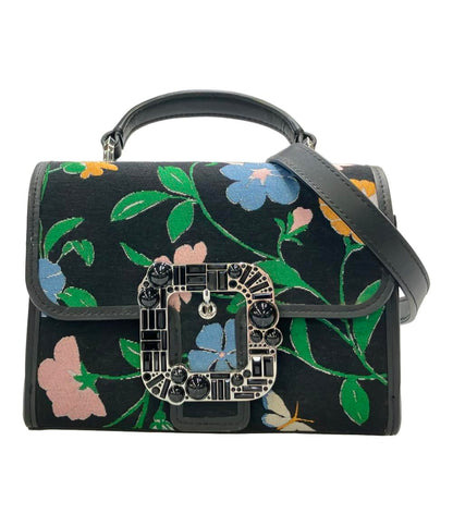 Kate Spade 2WAY ハンドバッグ ショルダーバッグ 斜め掛け ラヴィット フラワービジューバックル レディース ケイトスペード
