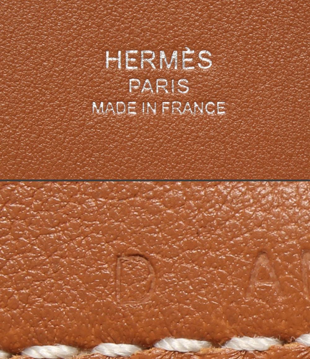 美品 HERMES ショルダーバッグ ヴォー・スイフト シルバー金具 D刻印 肩掛け 斜め掛け サックアリーヌ ミニ H076236CK レディース エルメス