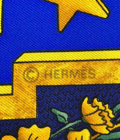 HERMES スカーフ カレ90 シルク100% 今日一日を楽しむ レディース エルメス