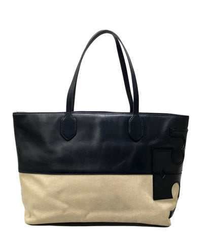 Tory Burch トートバッグ レザー キャンバス レディース トリーバーチ