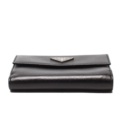 美品 PRADA 二つ折り財布 Wホック レディース メンズ プラダ