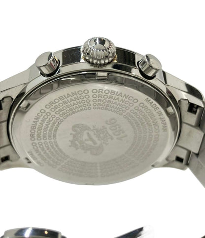 Orobianco 腕時計 クオーツ シルバー OR-0040 メンズ オロビアンコ
