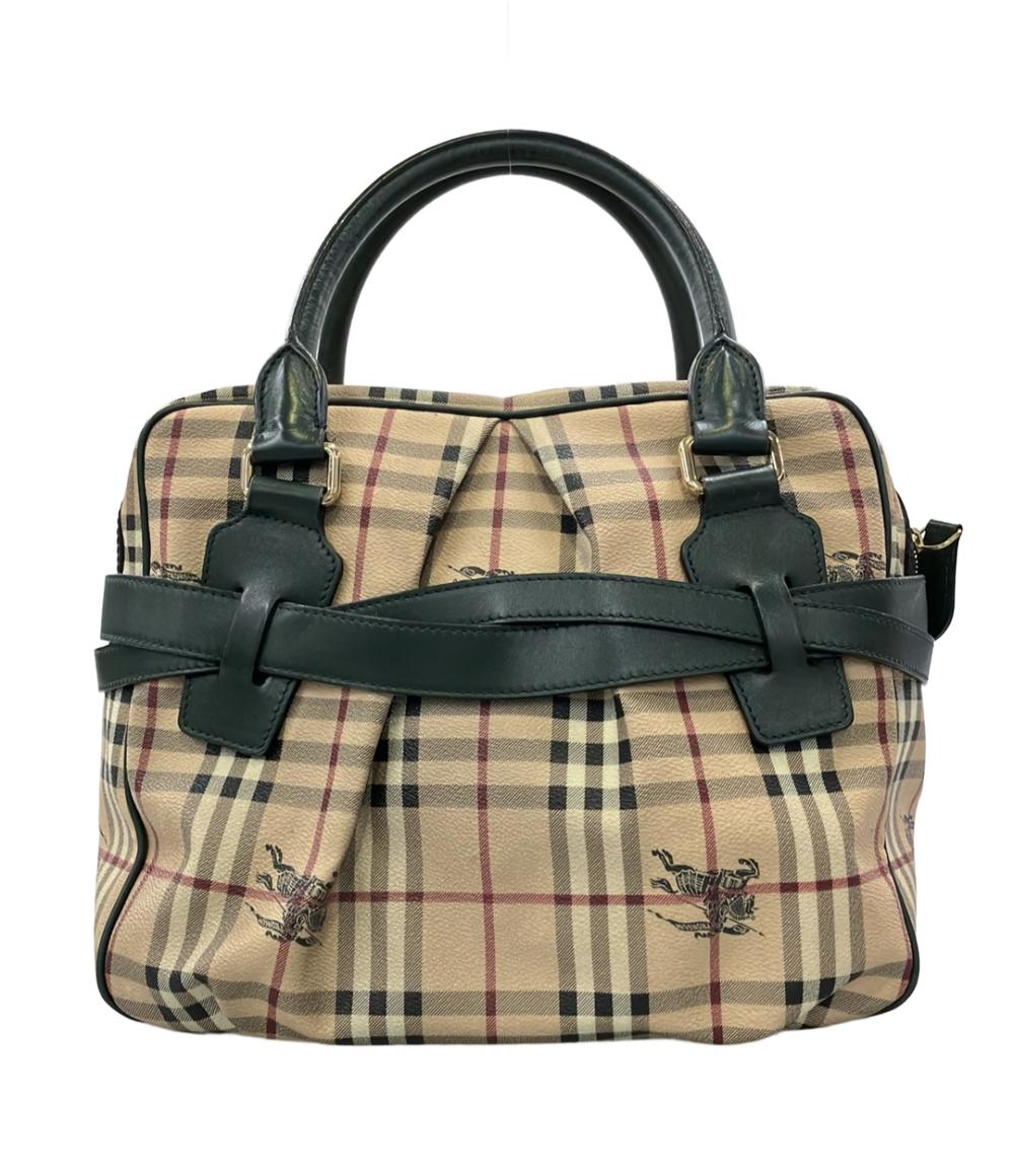 BURBERRY トートバッグ ハンドバッグ ノバチェック レディース バーバリー